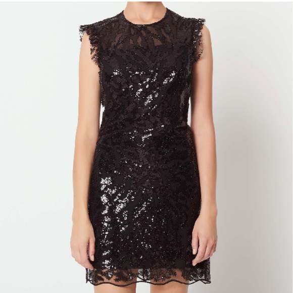 sandro sequin dress